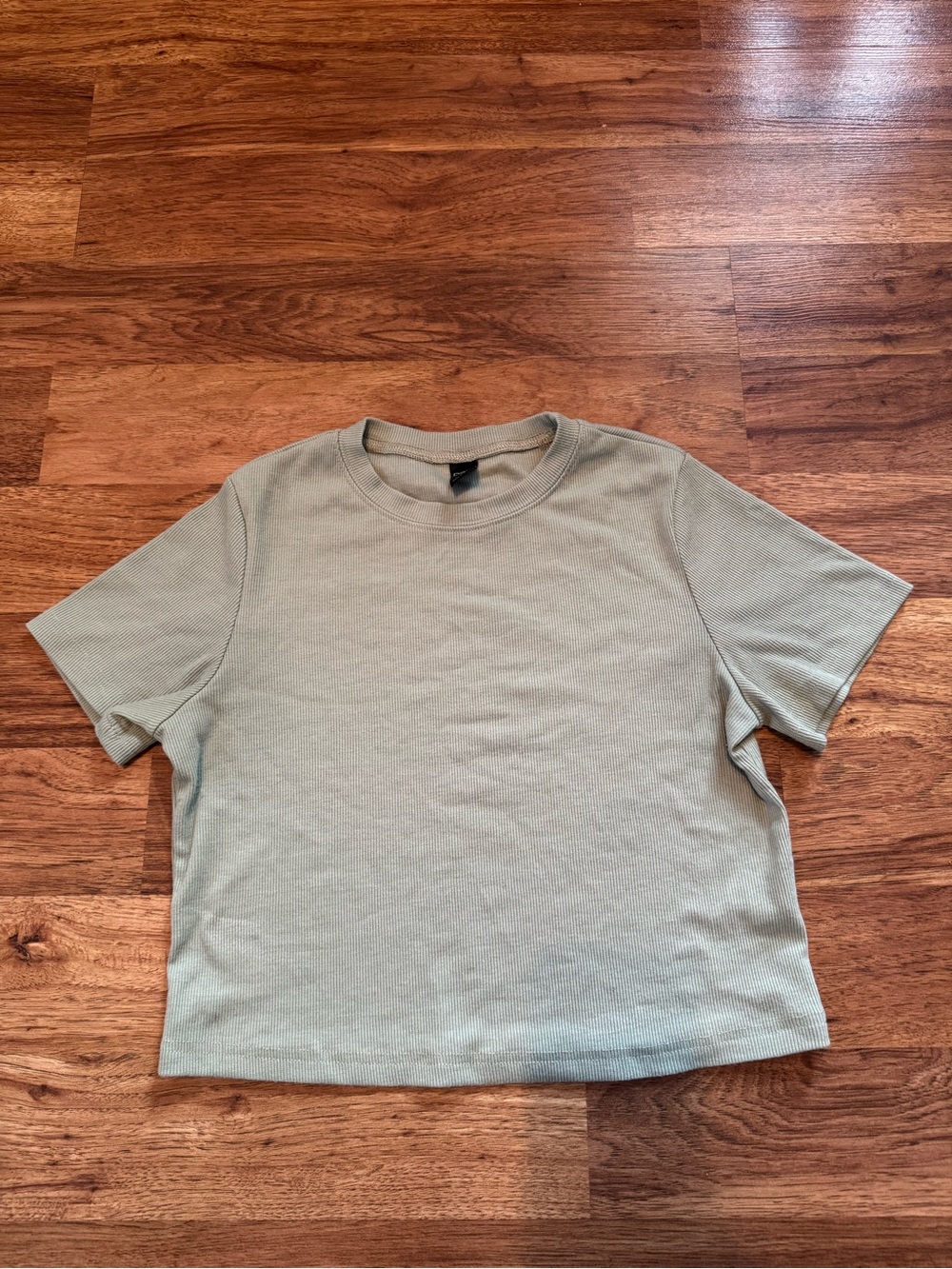 Classic Crewneck Boxy Tee - Sage Green